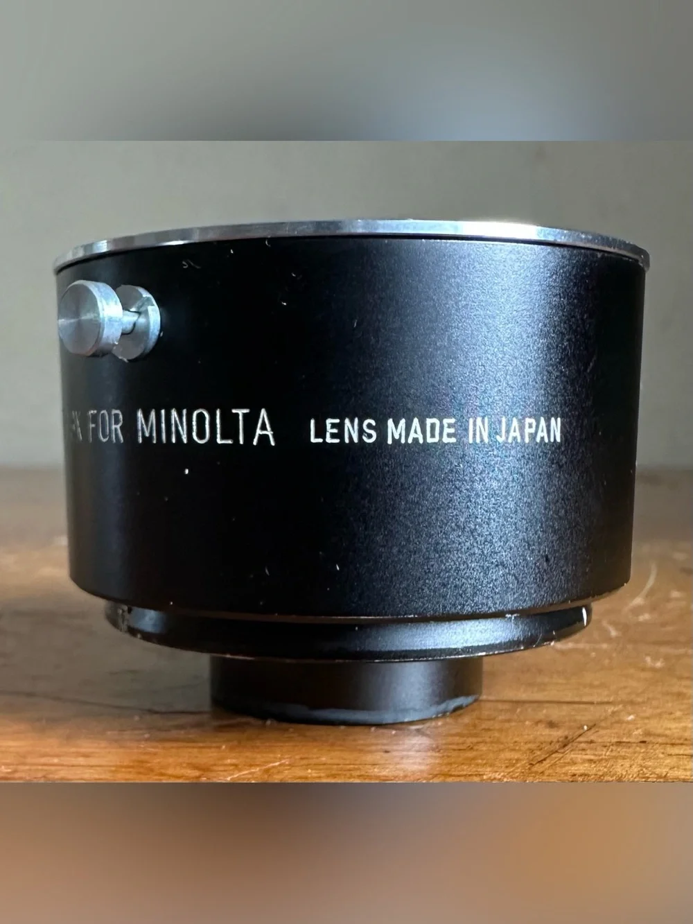 Asanuma Auto Tele Converter X3 Lens For Minolta Automatic Camera Made In Japan